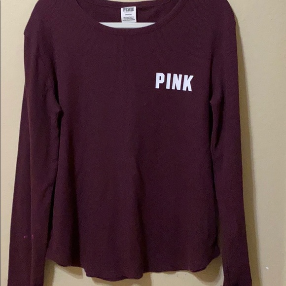 really cute pink/victoria secret long sleeve - Picture 1 of 4